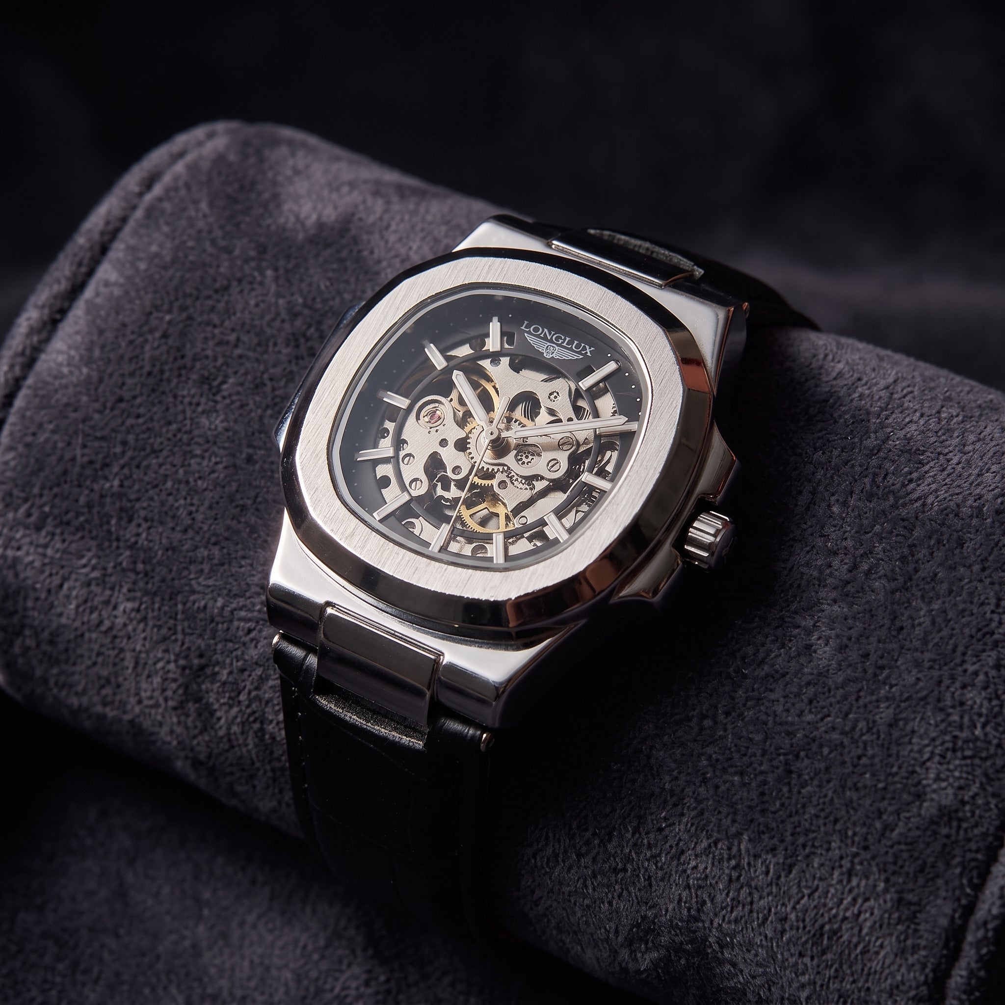 Montre mécanique cuir étanche — image 4
