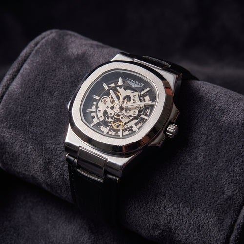 Montre mécanique cuir étanche — image 4